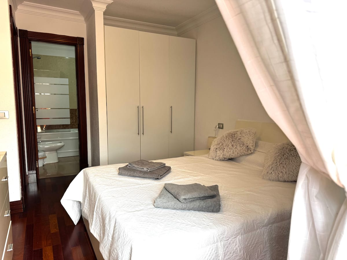 Bedroom with canopy
