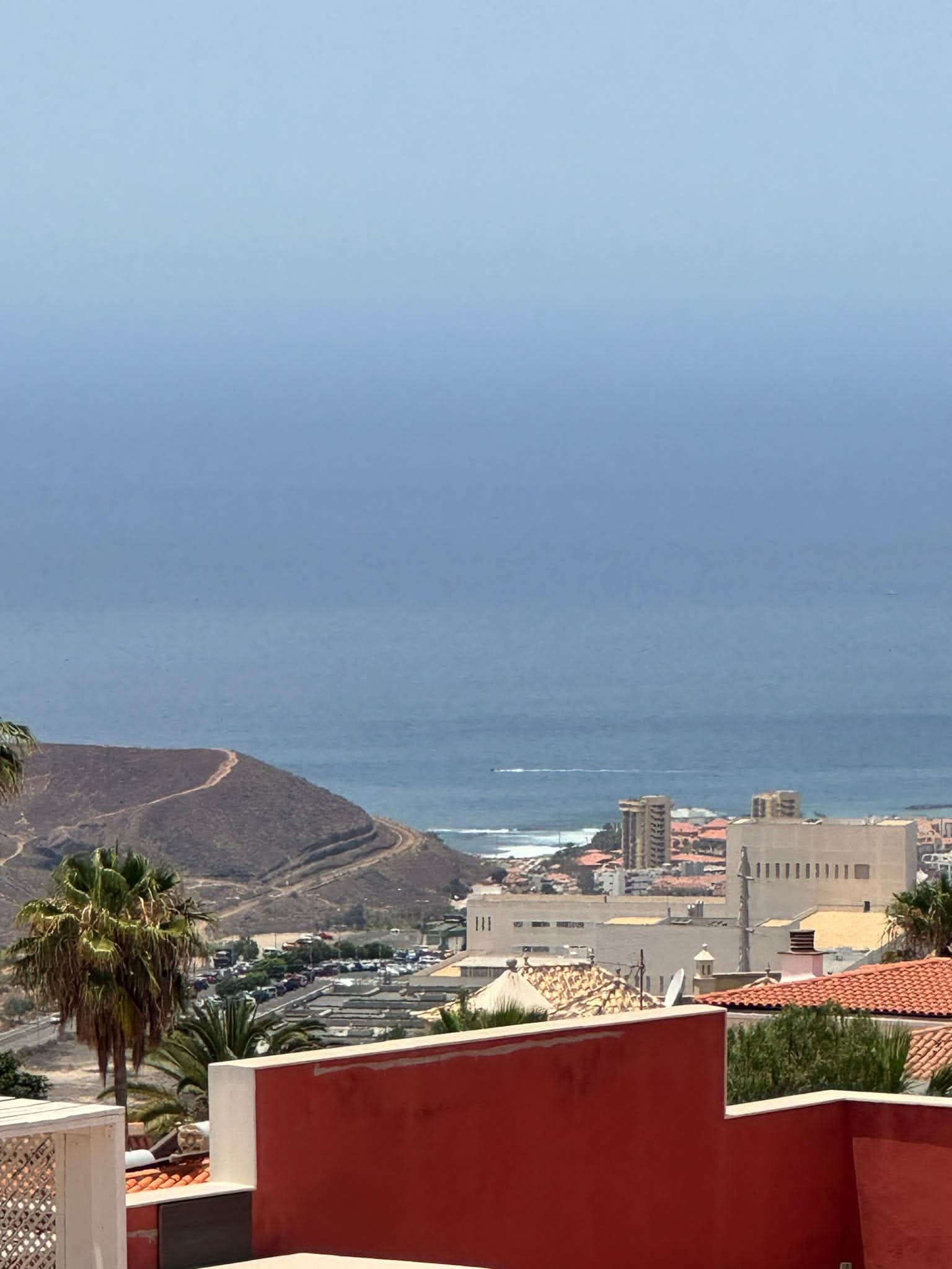 Ocean view over Los Cristianos