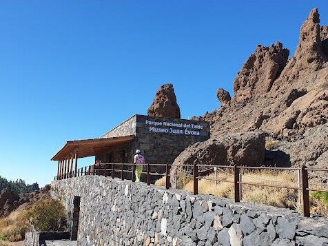 A Juan Évora múzeum épülete a nemzeti parkban